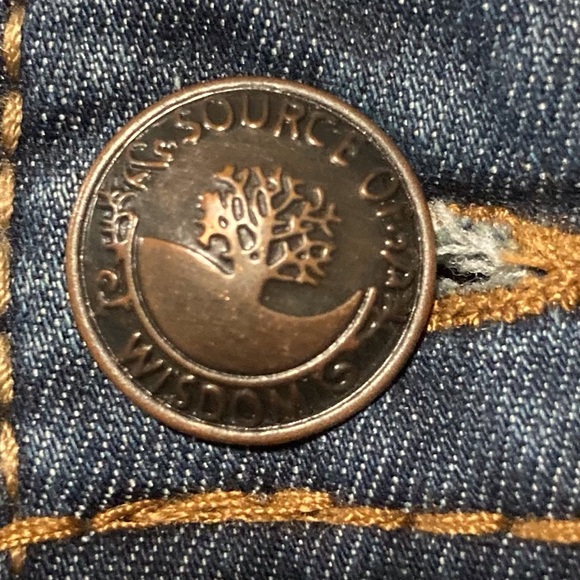 Torrid Source of Wisdom Blue Jeans | Flare Leg | Stretchy - Picture 13 of 15